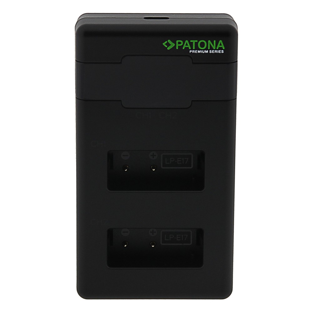 Зарядное устройство Patona Premium Twin Performance PD Charger для 2х аккумуляторов LP-E17