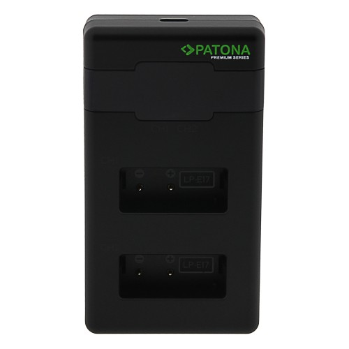 Зарядное устройство Patona Premium Twin Performance PD Charger для 2х аккумуляторов LP-E17